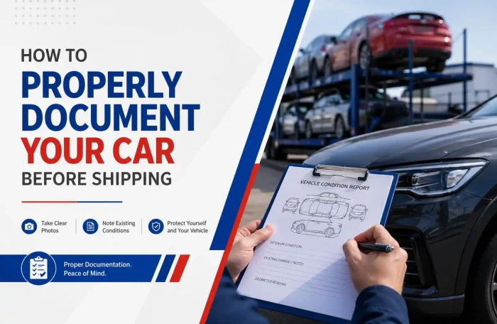 How to Properly Document Your Car Before Shipping